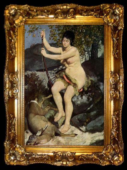 framed  Pierre-Auguste Renoir Diana the Huntress,, ta009-2